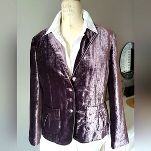 Vintage velvet blazer